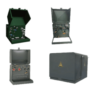 Single pad mounted distribution transformer